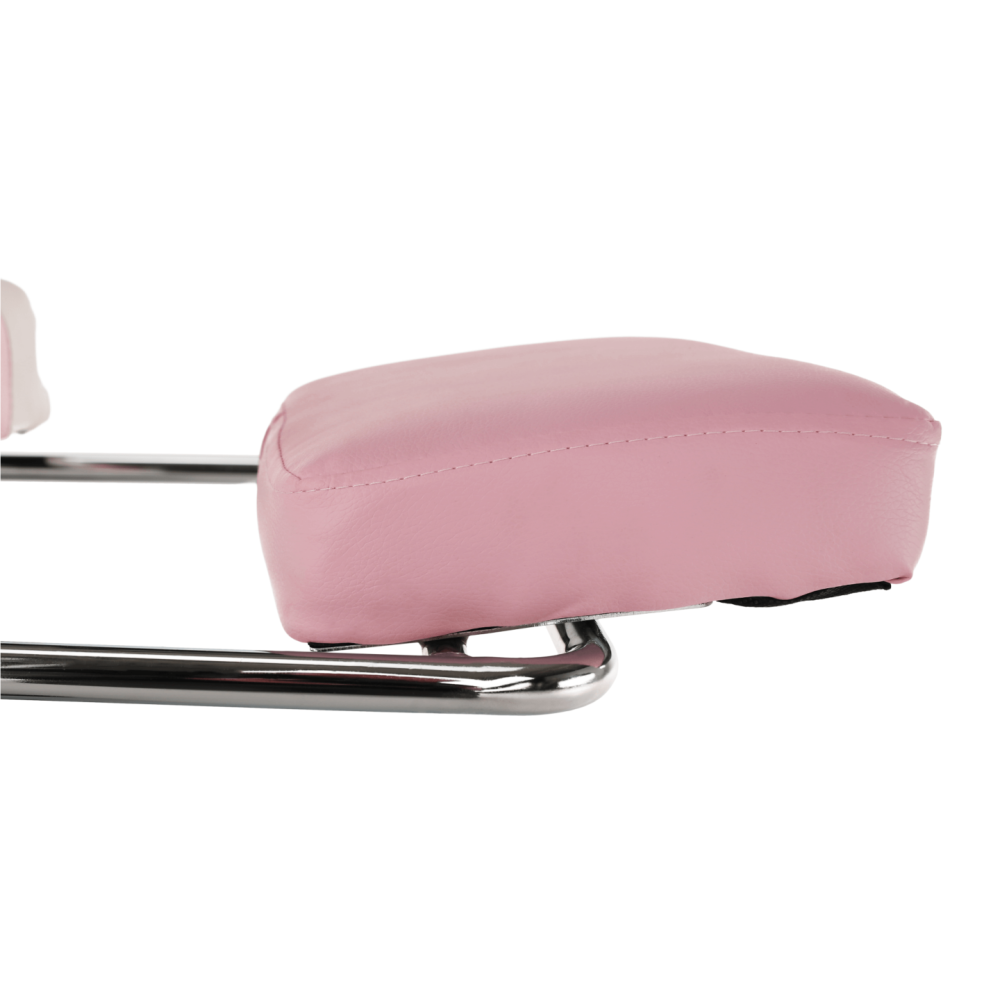 Kancelářské/herní křeslo s RGB LED podsvícením, růžová/bílá, JOVELA