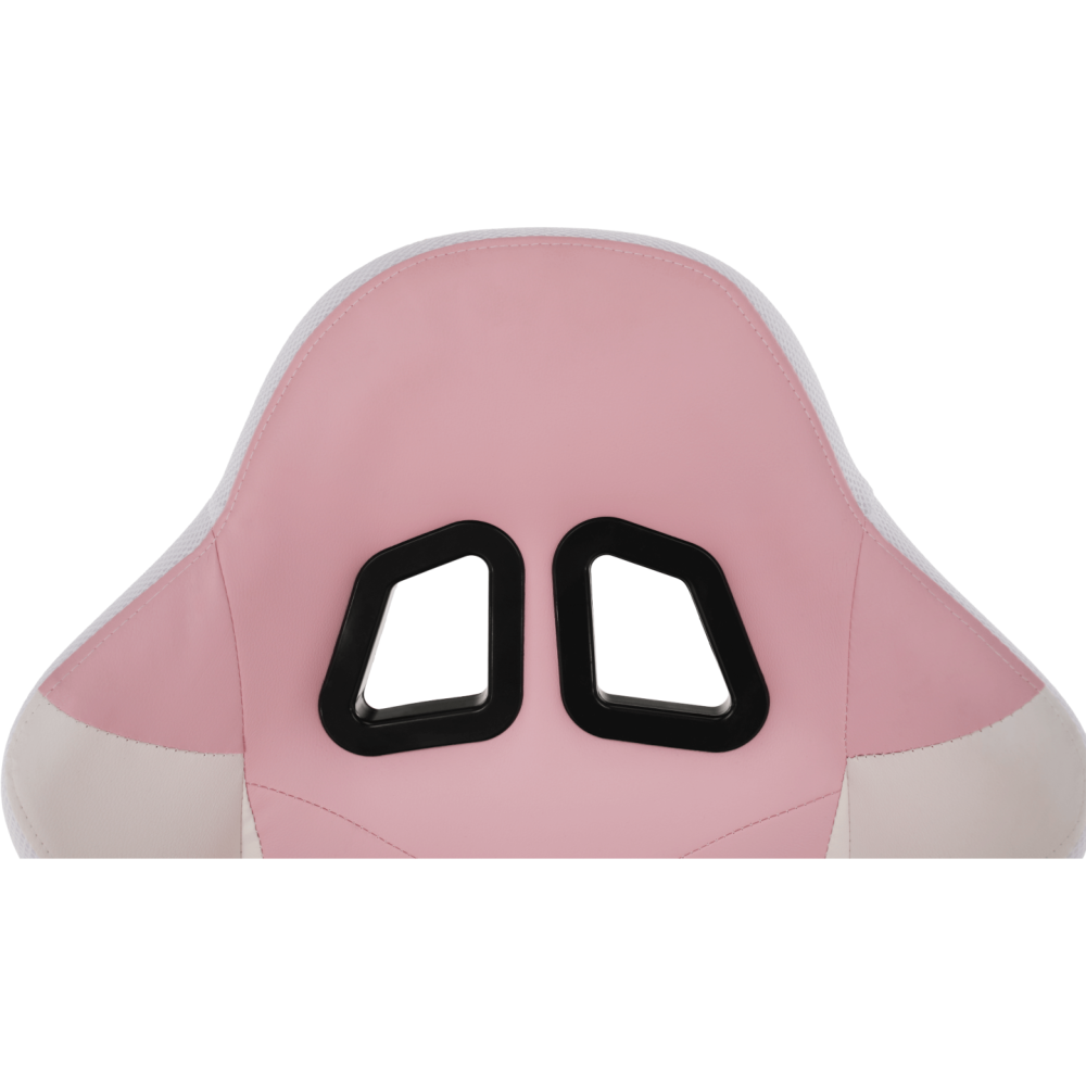 Kancelářské/herní křeslo s RGB LED podsvícením, růžová/bílá, JOVELA