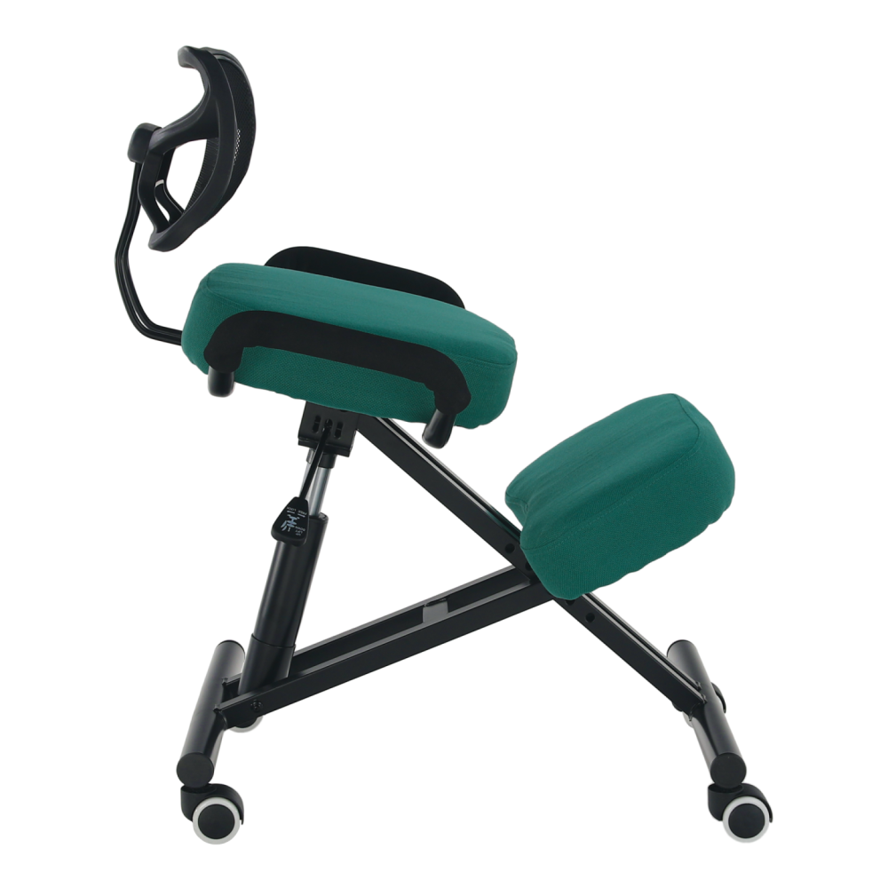 Ergonomická klekačka, zelená/černá, RUFUS
