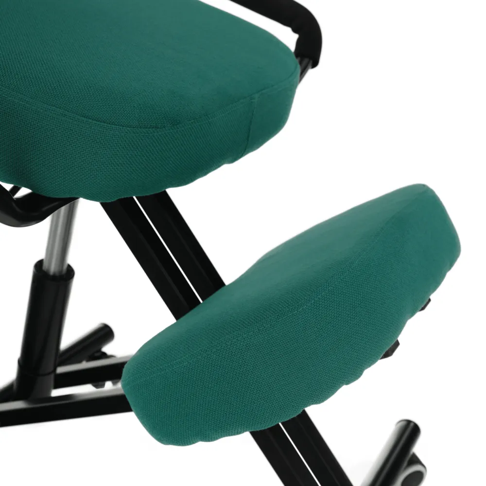 Ergonomická klekačka, zelená/černá, RUFUS