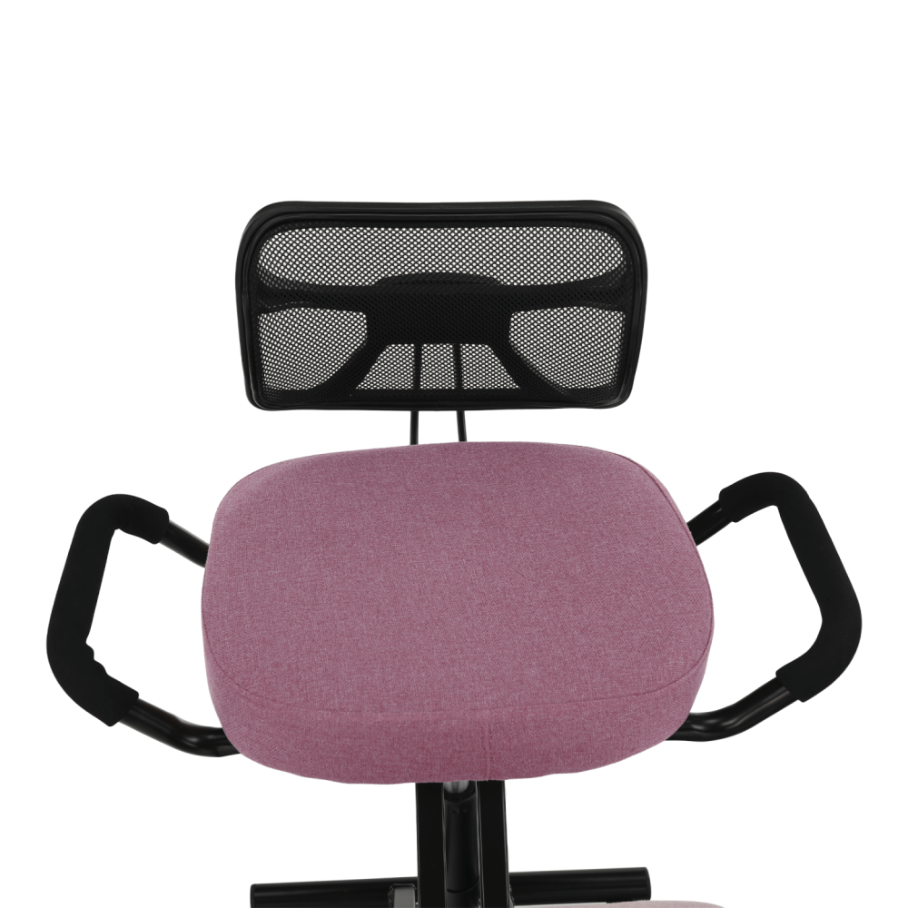 Ergonomická klekačka, růžová/černá, RUFUS