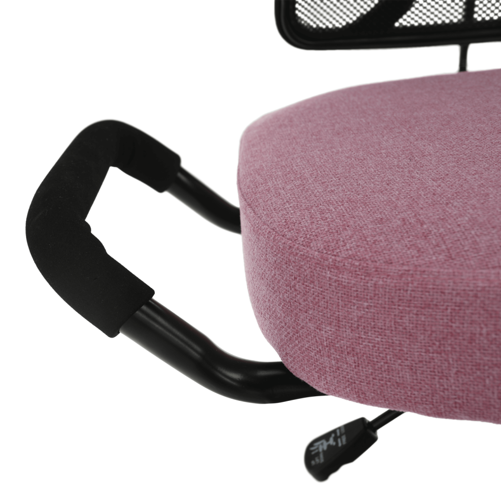 Ergonomická klekačka, růžová/černá, RUFUS