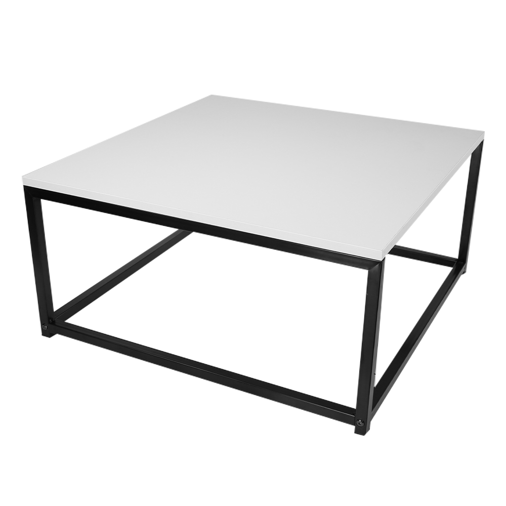 Set dvou konferenčních stolků, matná bílá / černá, KASTLER NEW TYP 1
