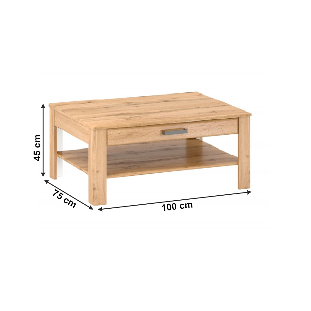 Konferenční stolek, dub apalačský, PUSAN T
