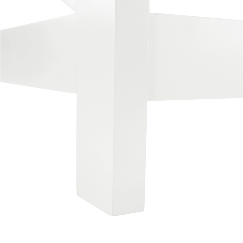 Konferenční stolek, bílá, EDRIA