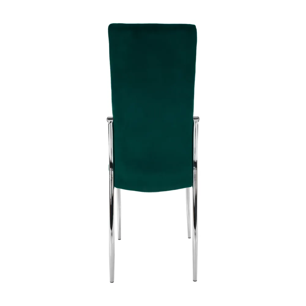Židle, smaragdová Velvet látka/kov, ADORA NEW