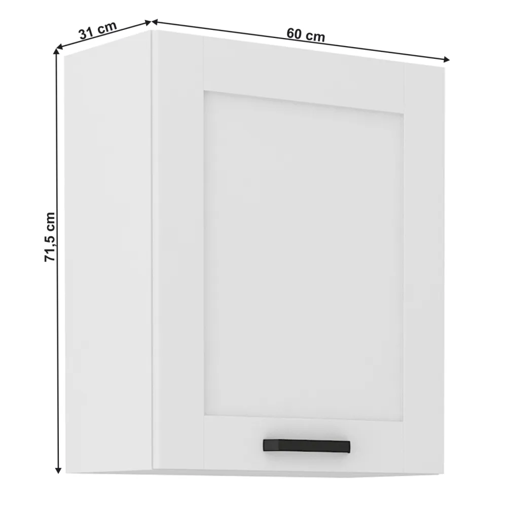 Horní skříňka, bílá, LULA 60 G-72 1F