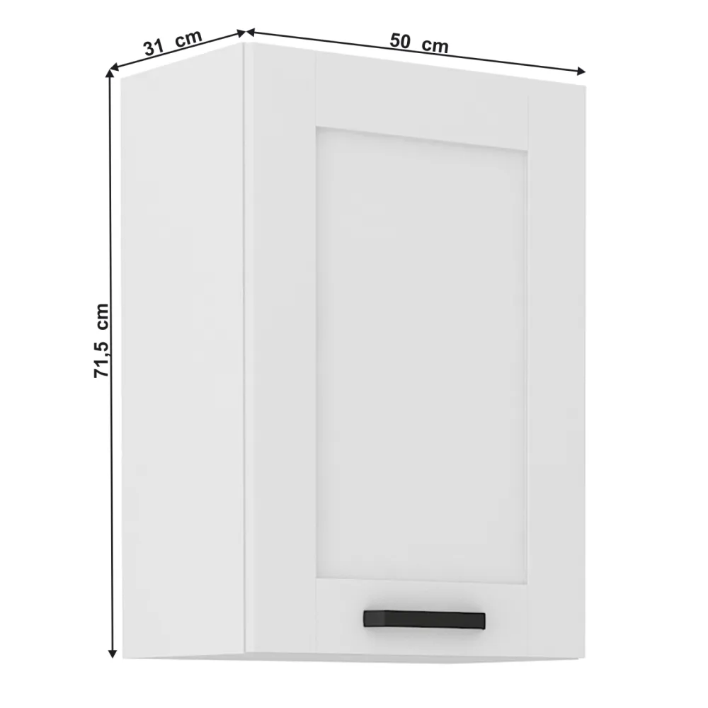 Horní skříňka, bílá, LULA 50 G-72 1F
