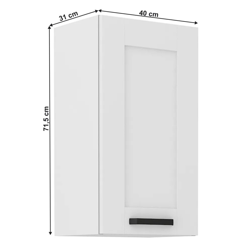 Horní skříňka, bílá, LULA 40 G-721F