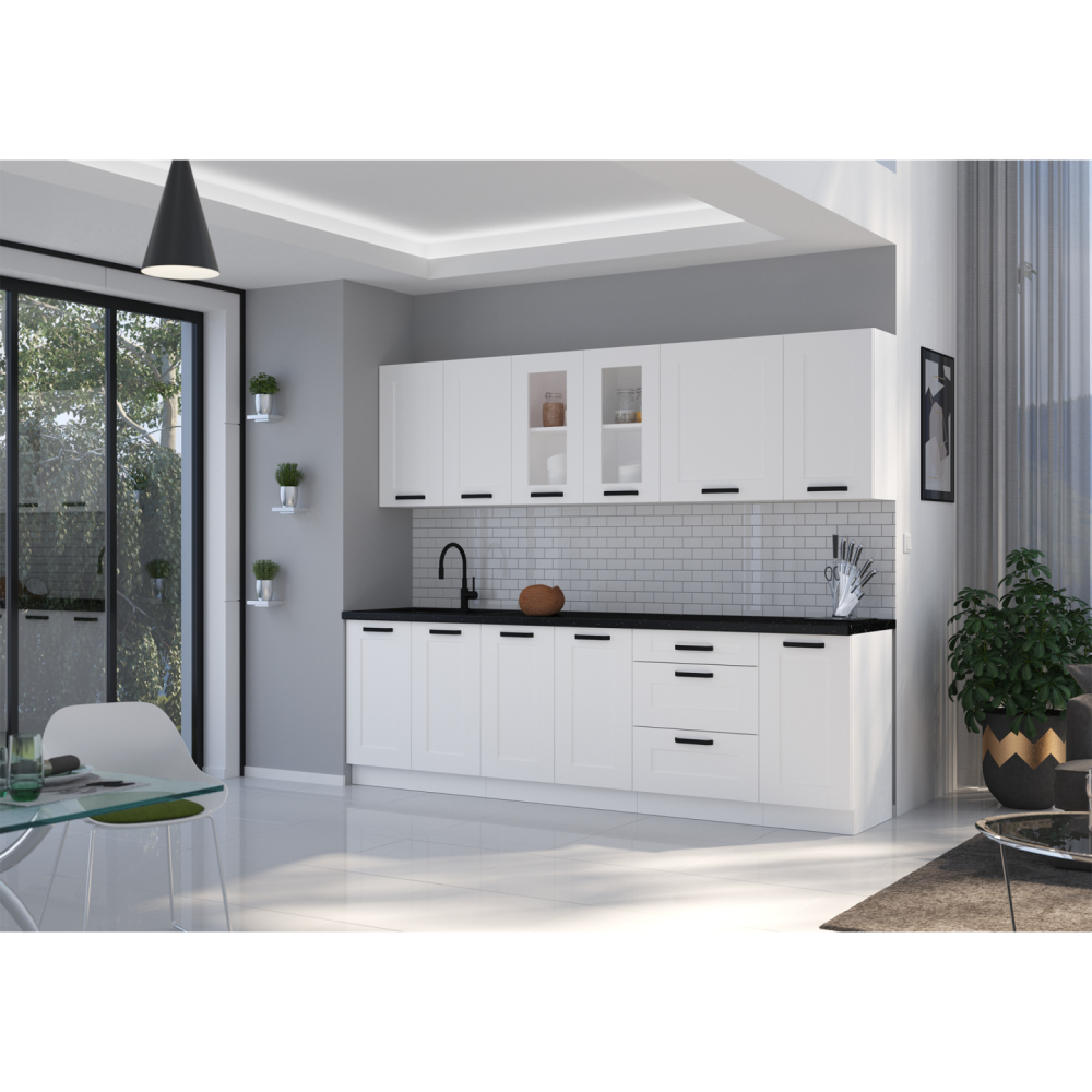 Horní skříňka, bílá, LULA 40 GS-72 1F