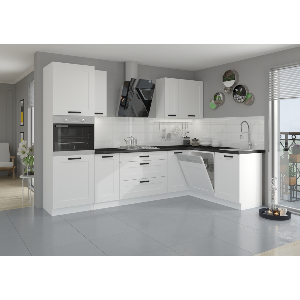 Horní skříňka, bílá, LULA 60 GU-36 1F