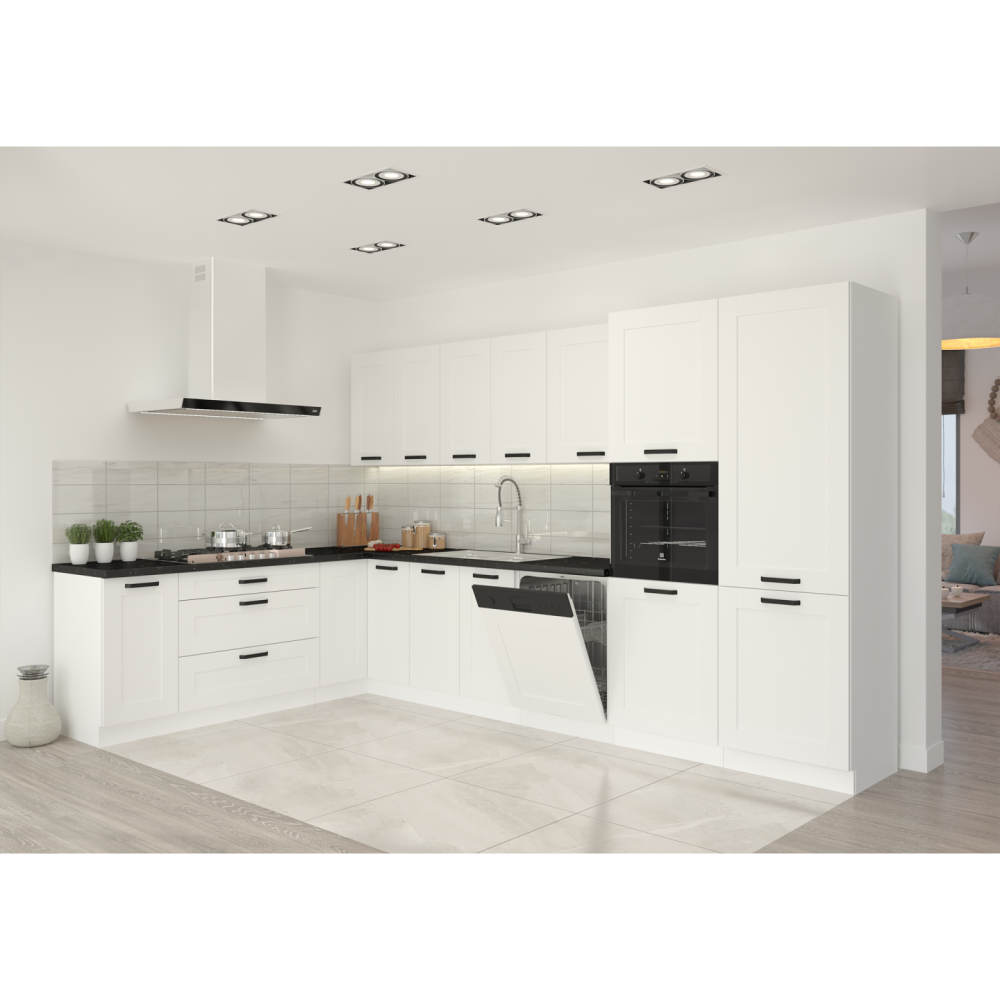 Horní skříňka, bílá, LULA 50 GU-36 1F