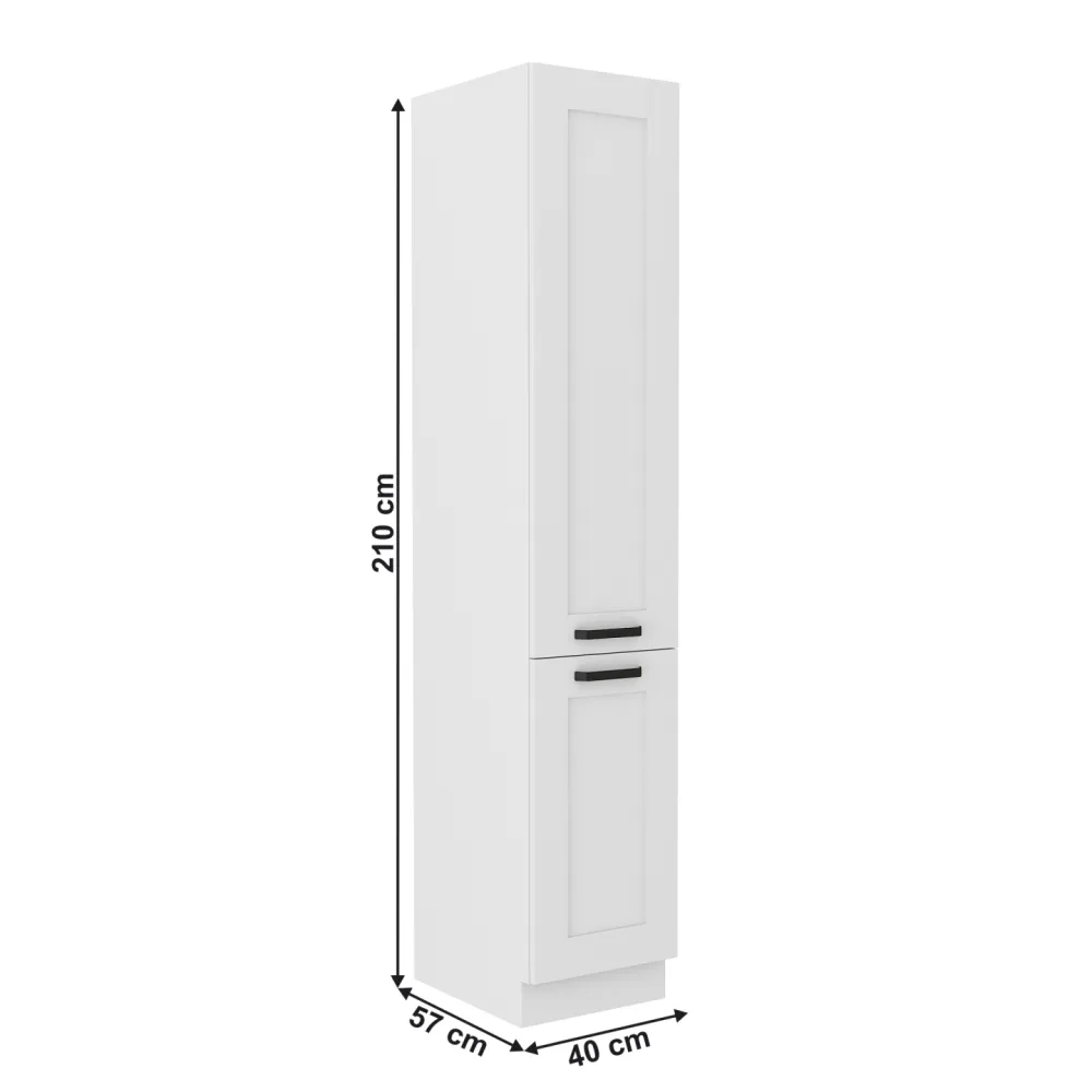 Vysoká skříňka, bílá, LULA 40 DK-210 2F
