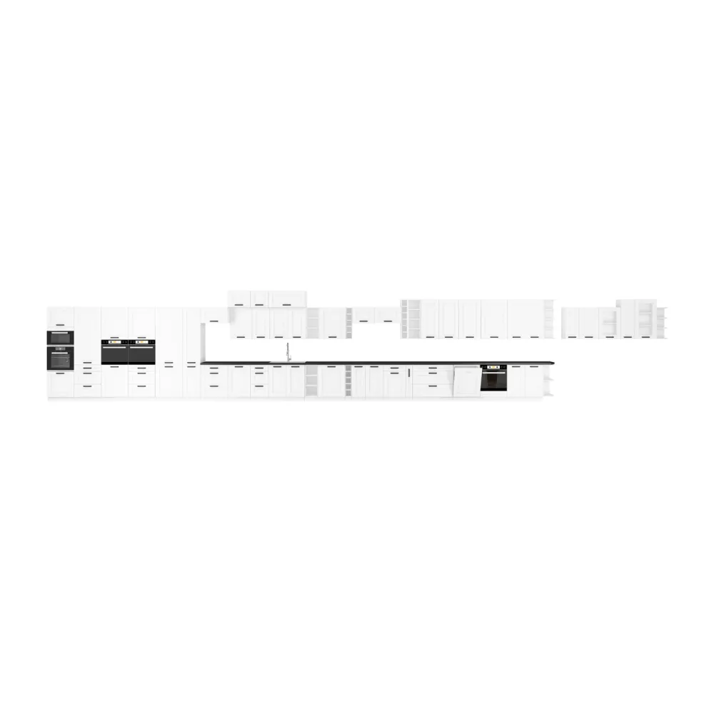 Spodní skříňka s výsuvným košem, bílá, LULA D30 CARGO BB