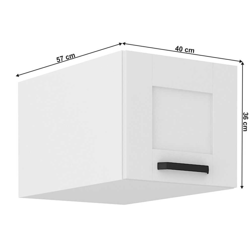 Horní skříňka, bílá, LULA 40 NAGU-36 1F