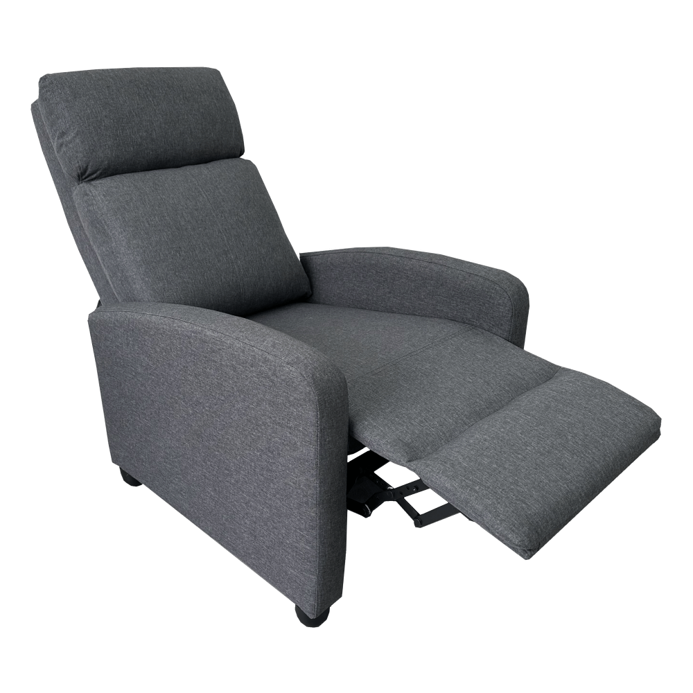 Relaxační křeslo, šedá, KRESO