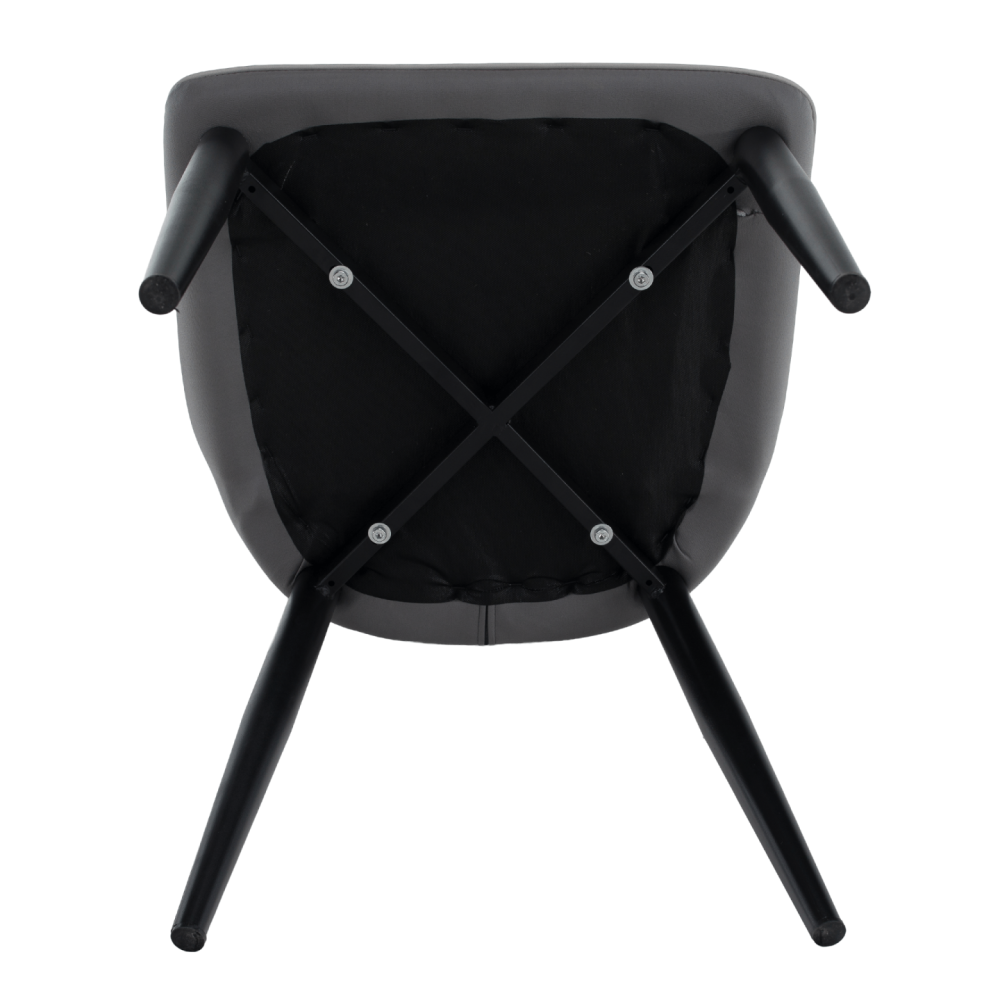 Jídelní židle, světle šedá/tmavě šedá/černá, TABITA