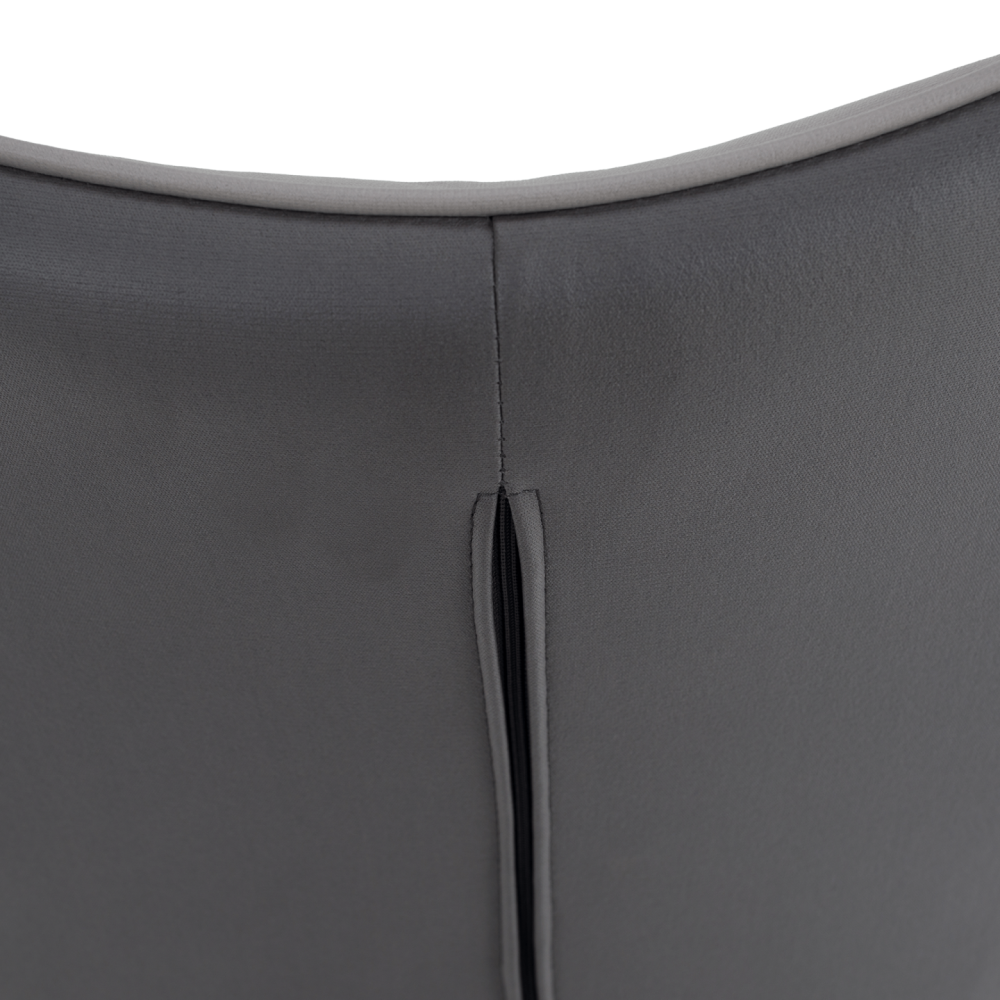 Jídelní židle, světle šedá/tmavě šedá/černá, TABITA