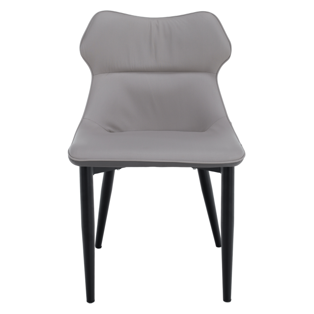 Jídelní židle, světle šedá/tmavě šedá/černá, TABITA