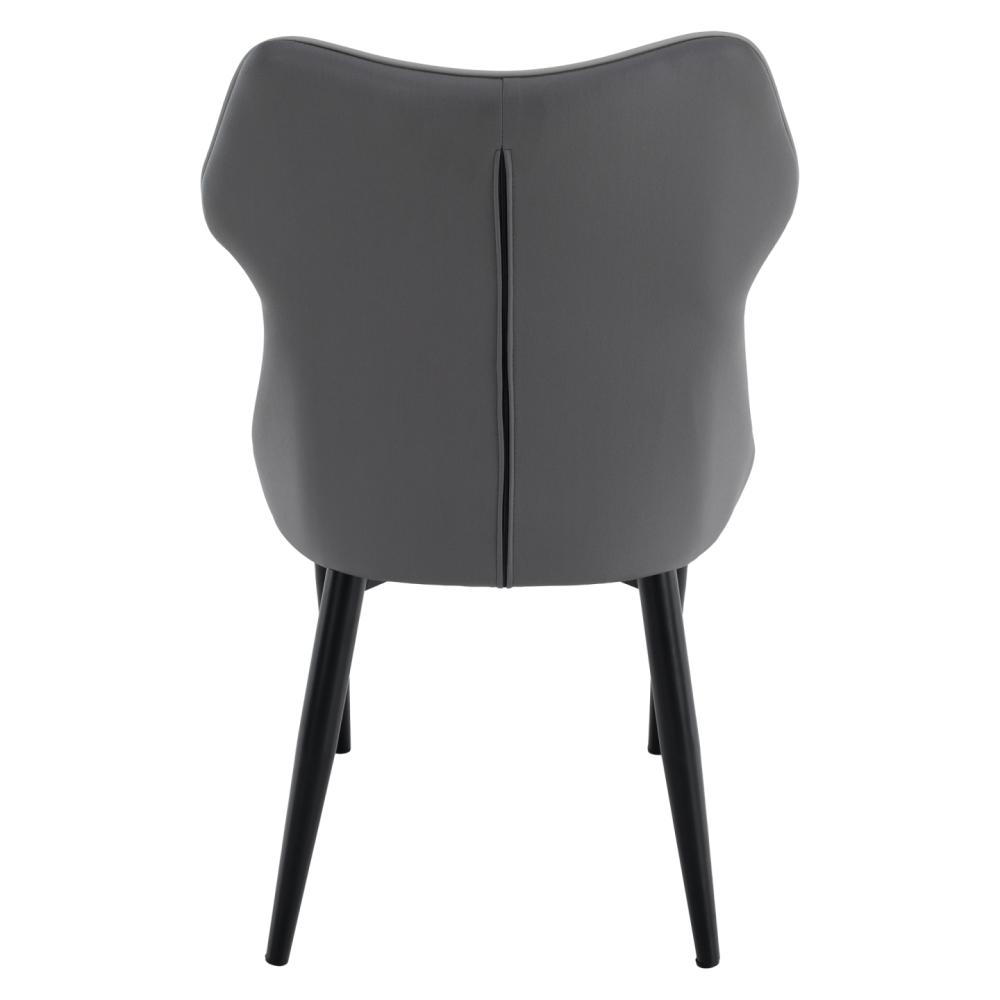 Jídelní židle, světle šedá/tmavě šedá/černá, TABITA