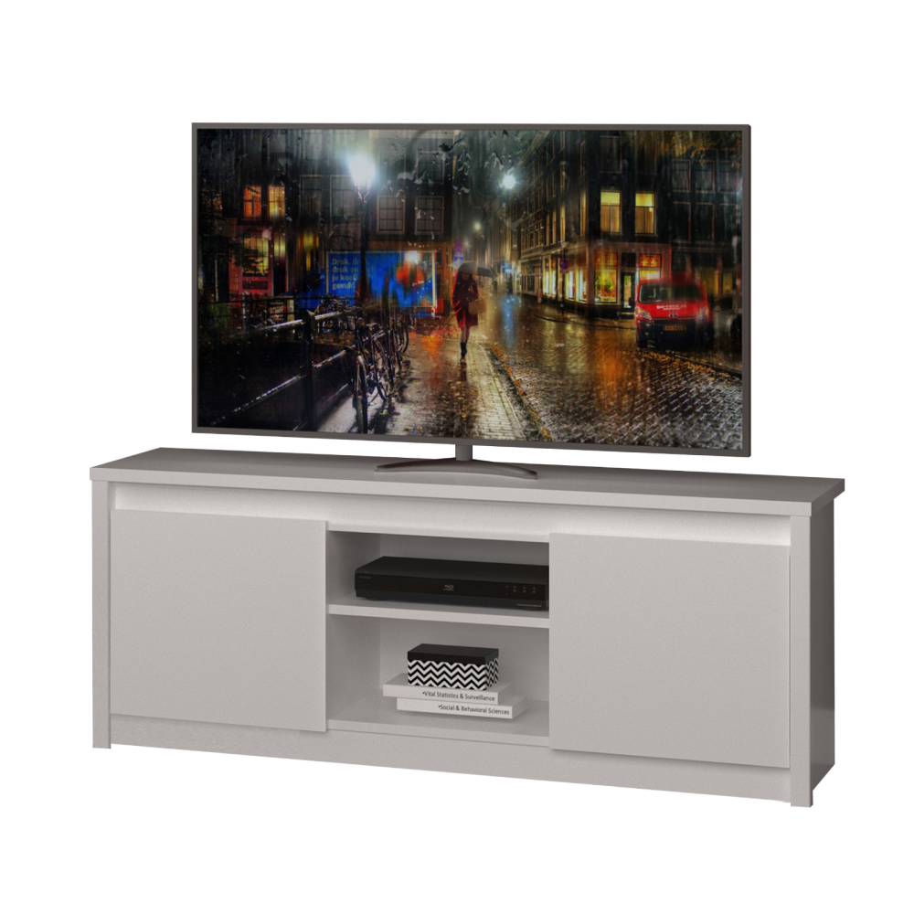 TV stolek 2D/125, bílá, ERODIN