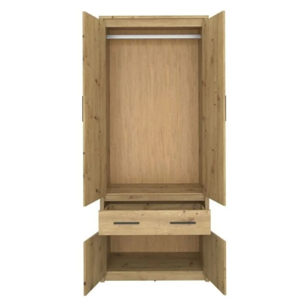Skříň 4D1S/50, dub artisan, AIRON