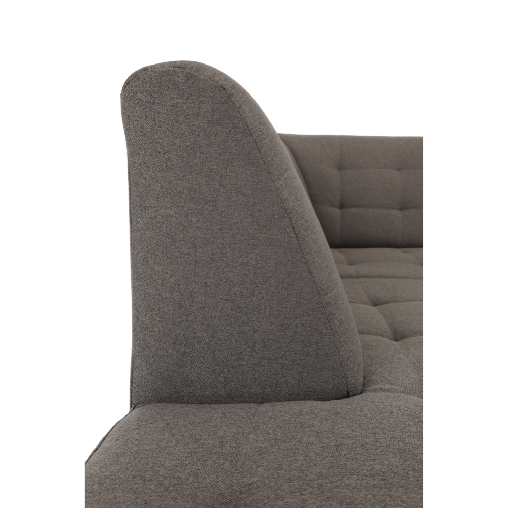 Sedací souprava, šedohnědá TAUPE, pravá, BRIDGET