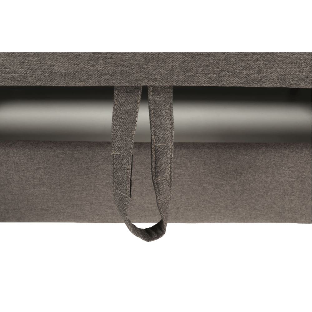 Sedací souprava, šedohnědá TAUPE, pravá, BRIDGET