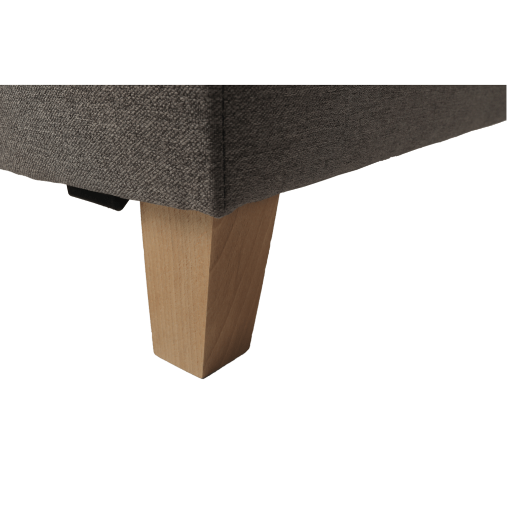 Sedací souprava, šedohnědá TAUPE, pravá, BRIDGET