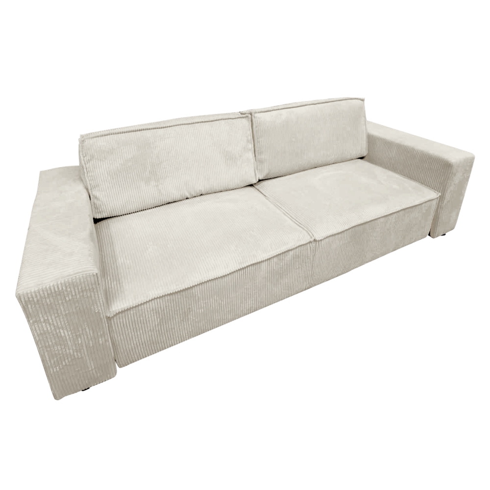 Rozkládací pohovka, béžová, HARPERA BIG SOFA