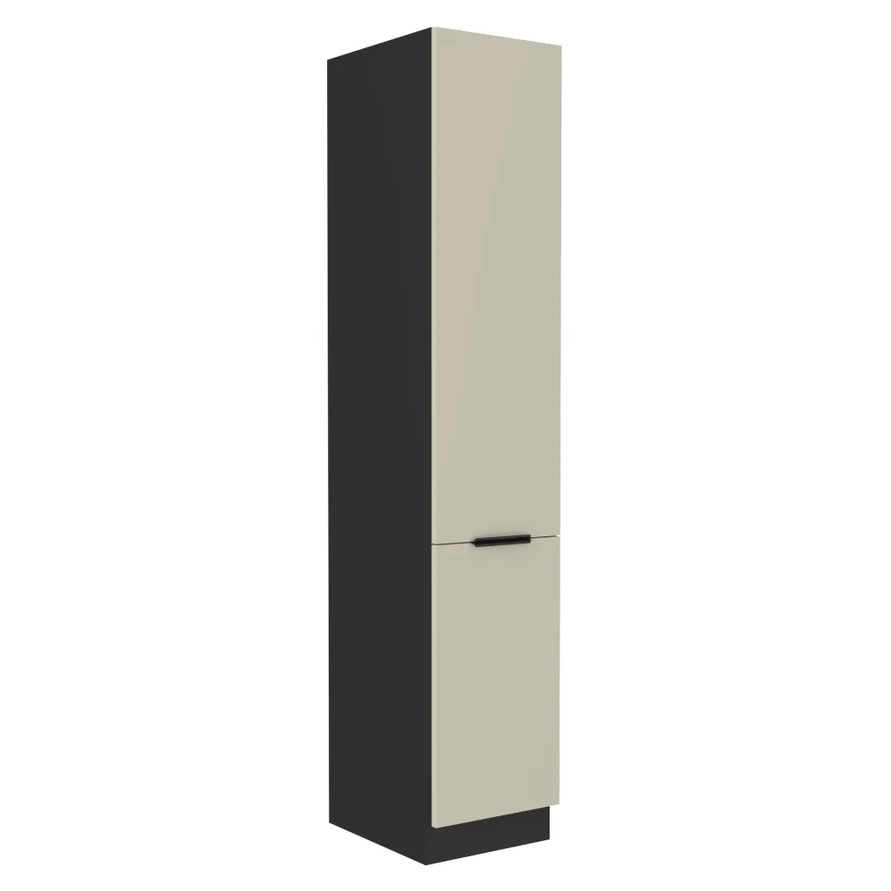Vysoká skříňka, kašmír/černá, ARAKA 40 DK-210 2F