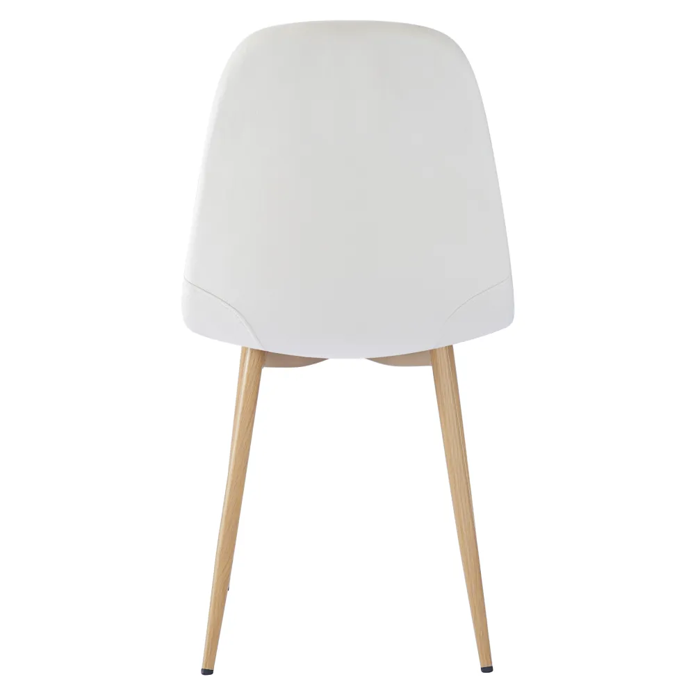 Židle, béžová Dulux Velvet látka/buk, LEGA NEW