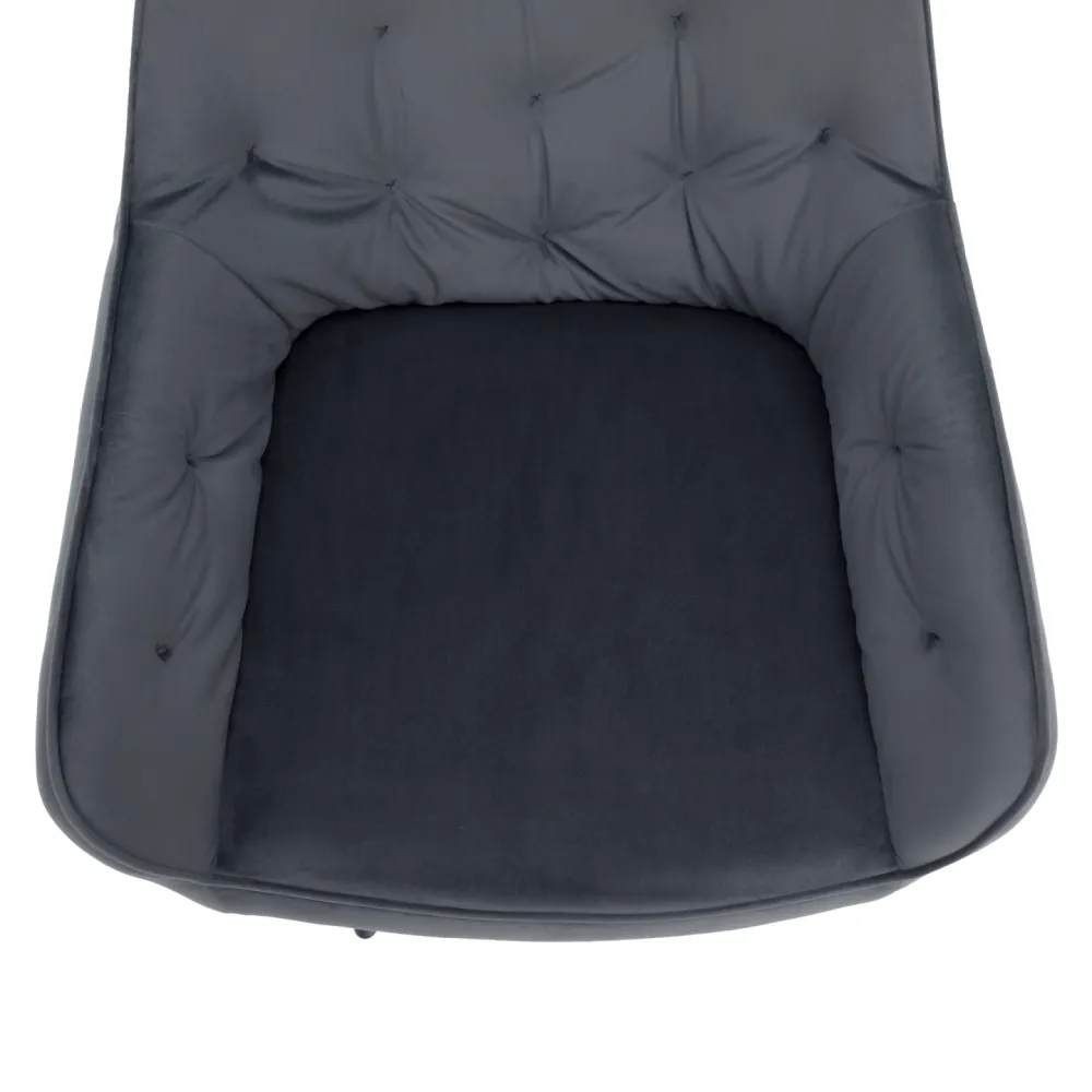 Designové křeslo, šedá Velvet látka, VERIO