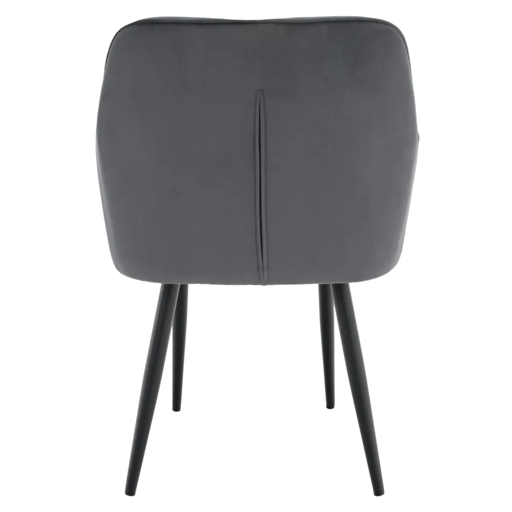 Designové křeslo, šedá Velvet látka, VERIO