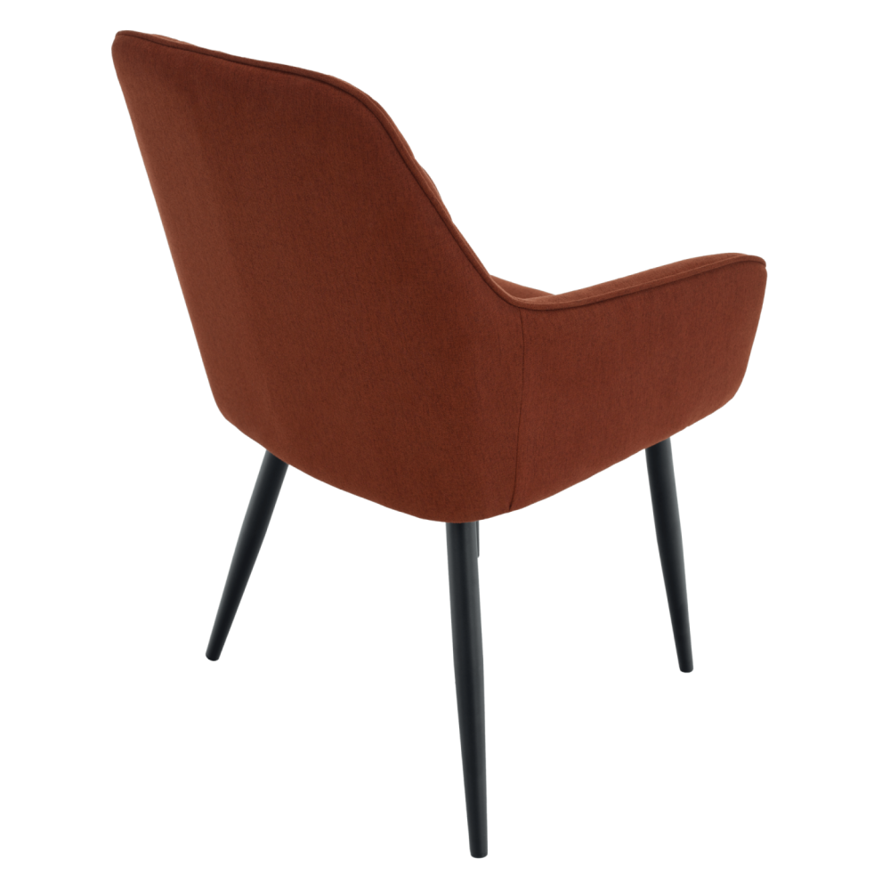 Designové křeslo, hnědá/černá, OSKOR