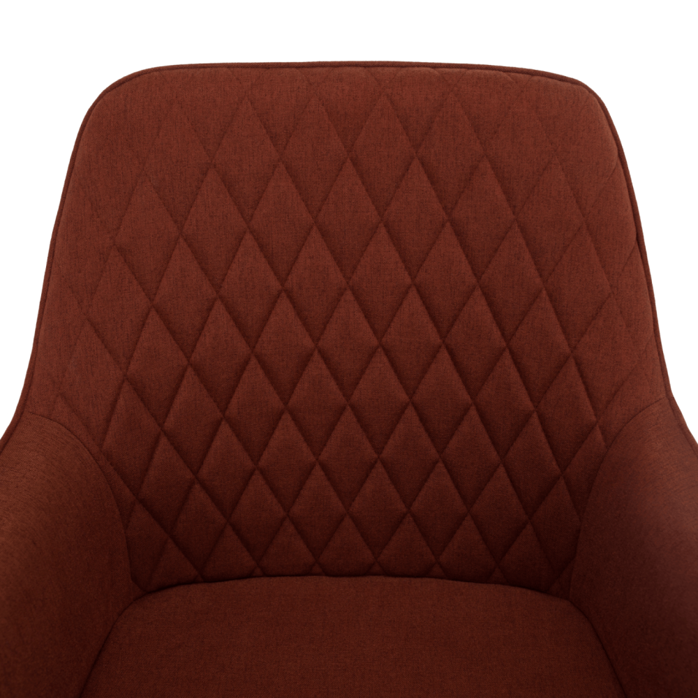 Designové křeslo, hnědá/černá, OSKOR