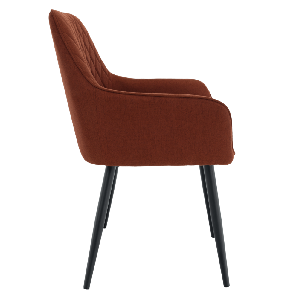 Designové křeslo, hnědá/černá, OSKOR