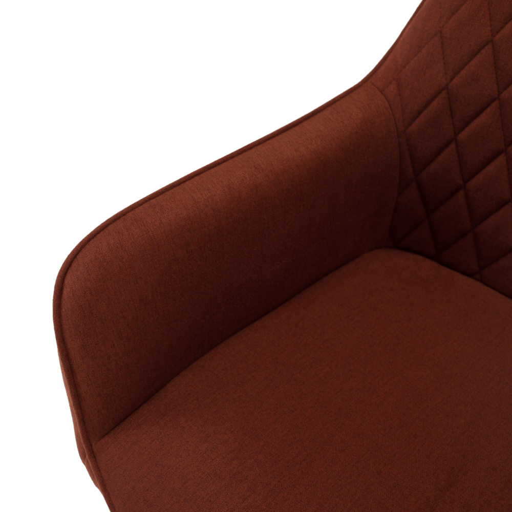 Designové křeslo, hnědá/černá, OSKOR