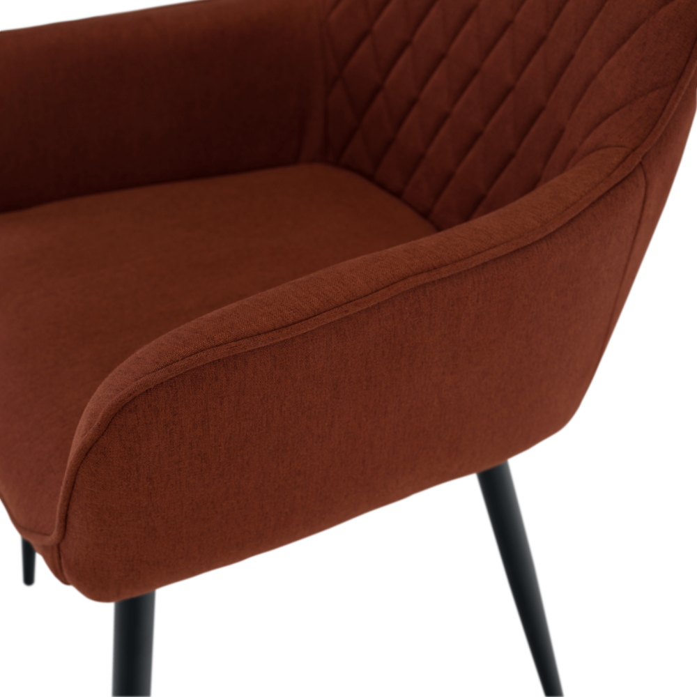 Designové křeslo, hnědá/černá, OSKOR