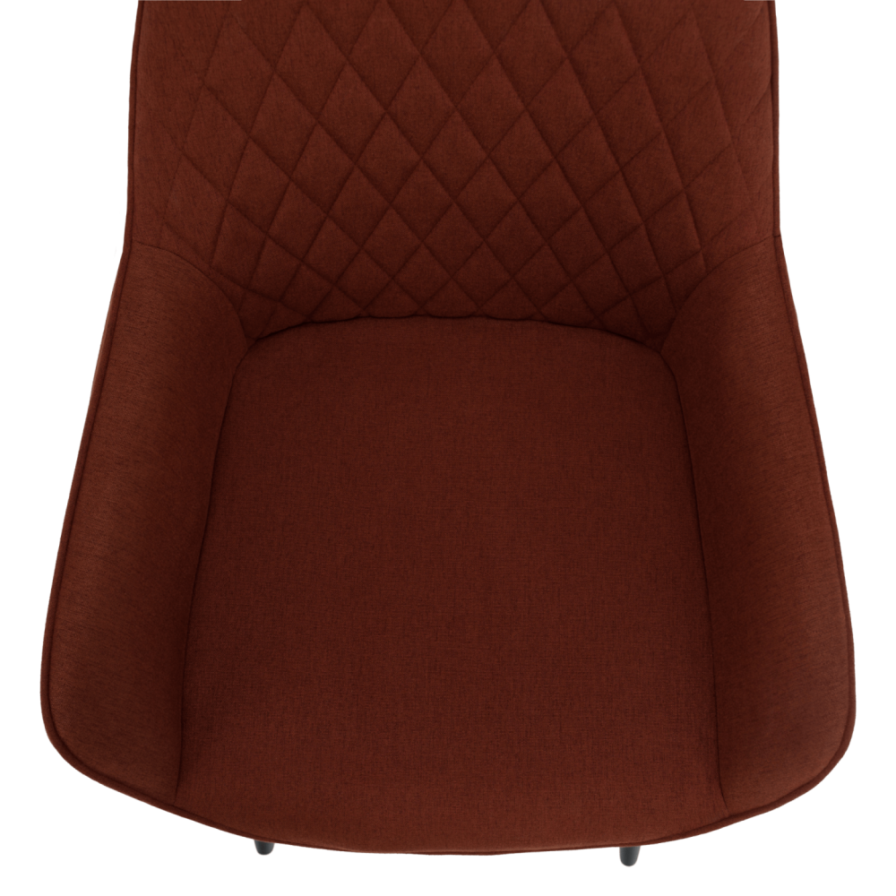 Designové křeslo, hnědá/černá, OSKOR