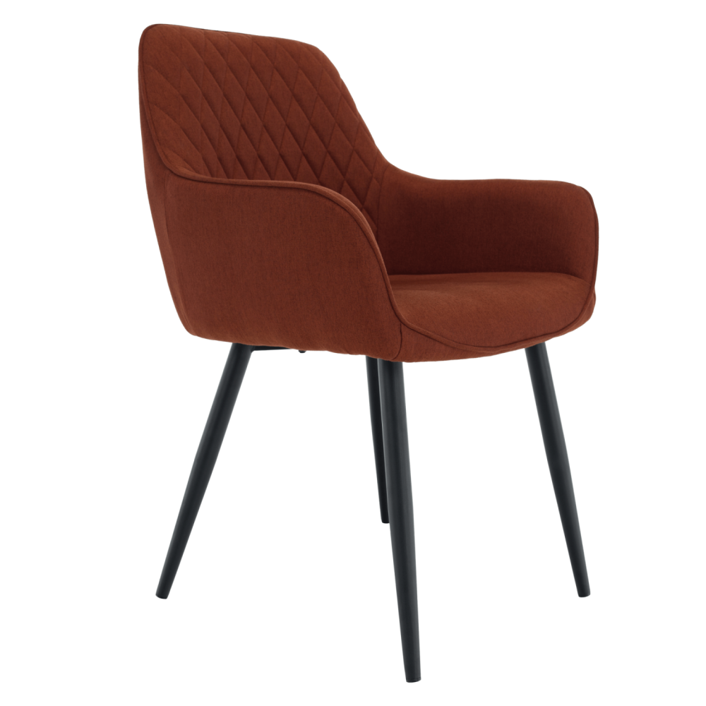 Designové křeslo, hnědá/černá, OSKOR