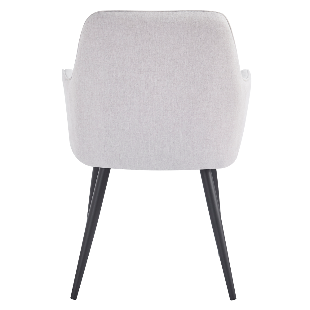 Designové křeslo, světle šedá/černá, OSKOR