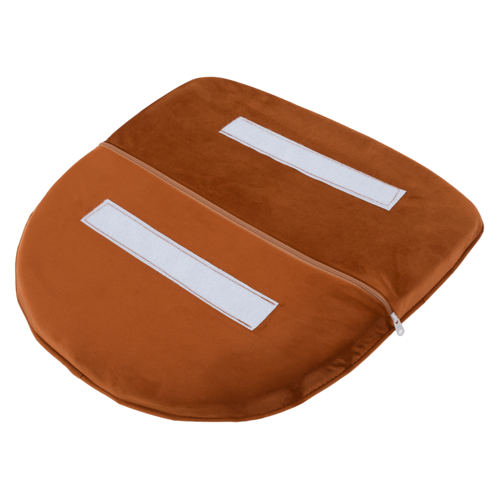 Designové křeslo, terakota Velvet látka, AURIL