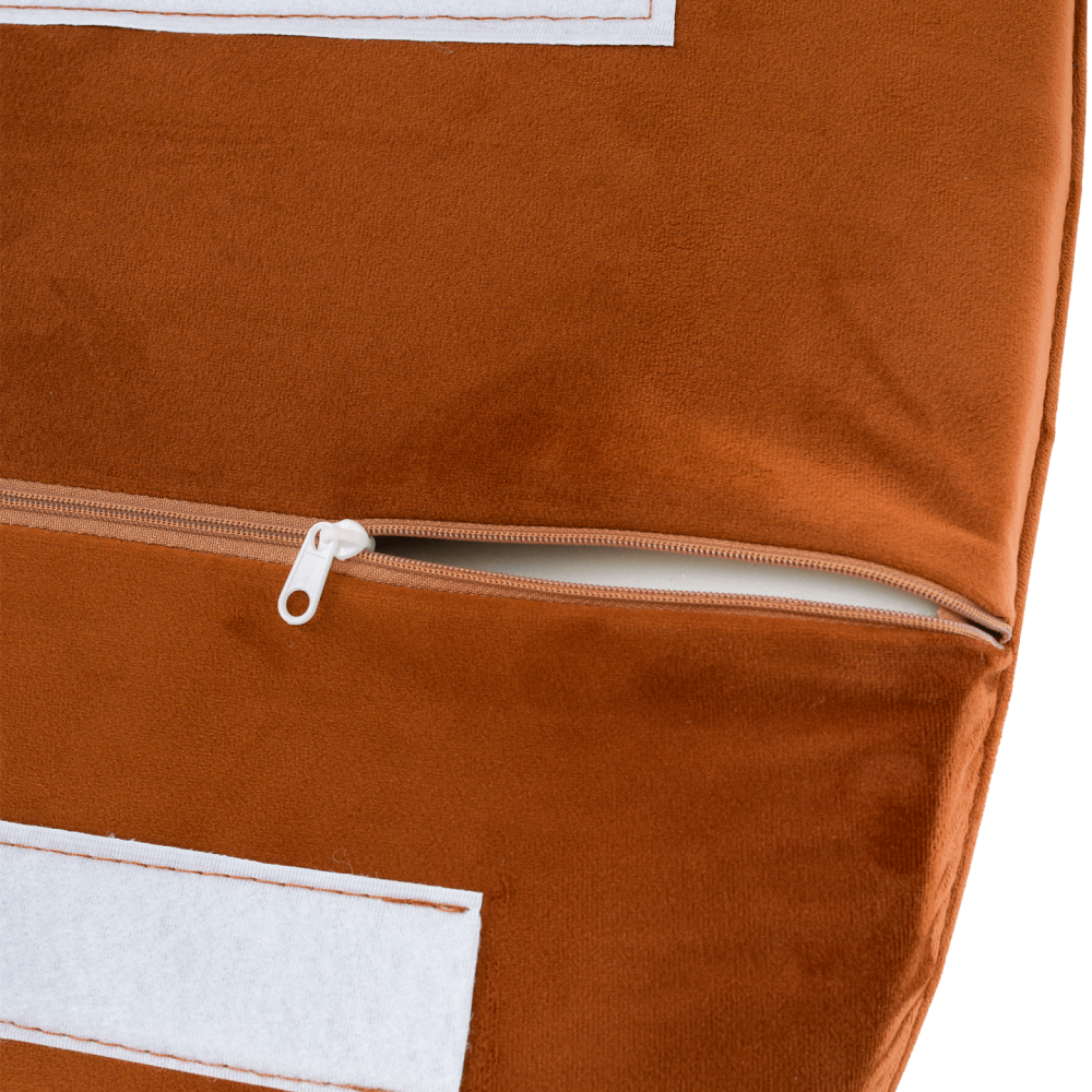 Designové křeslo, terakota Velvet látka, AURIL