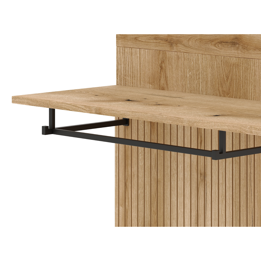 Předsíňová sestava, dub evoke/bílá, NODRI