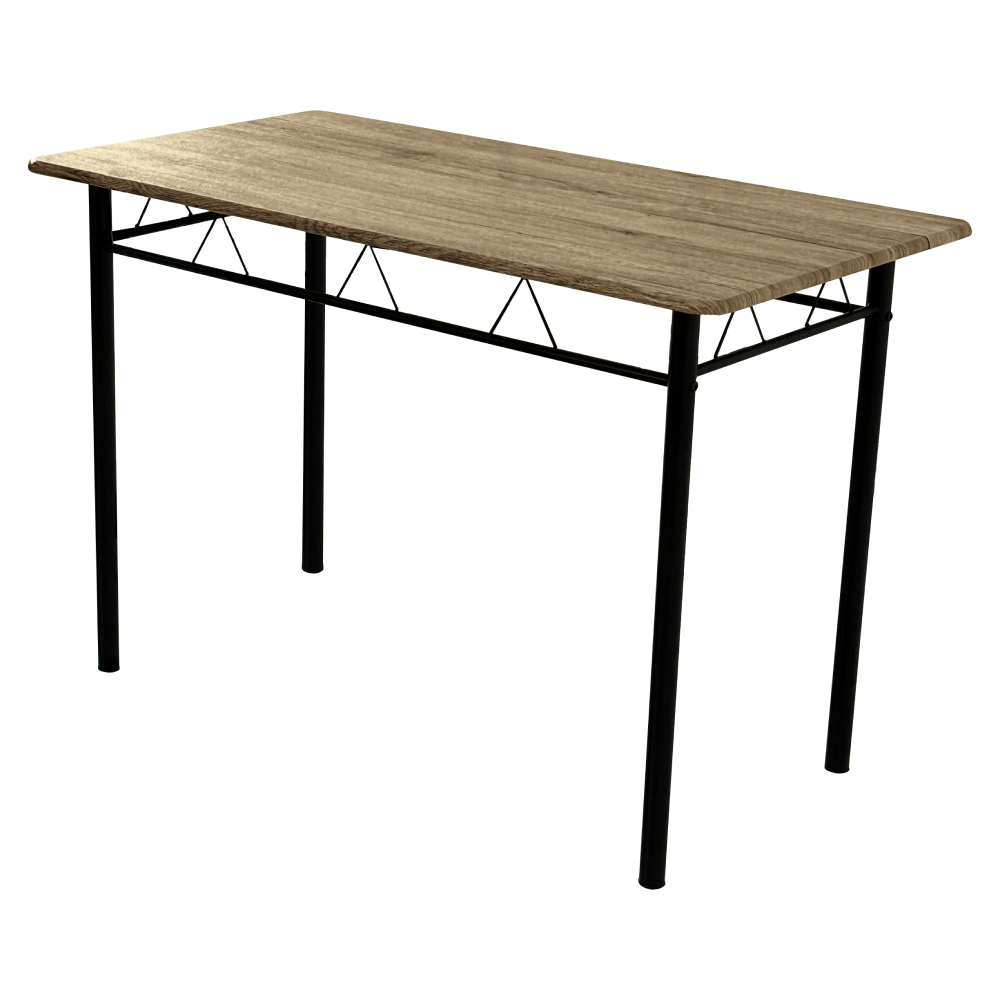 Jídelní set 1+4, dub světlý/černá, PAON