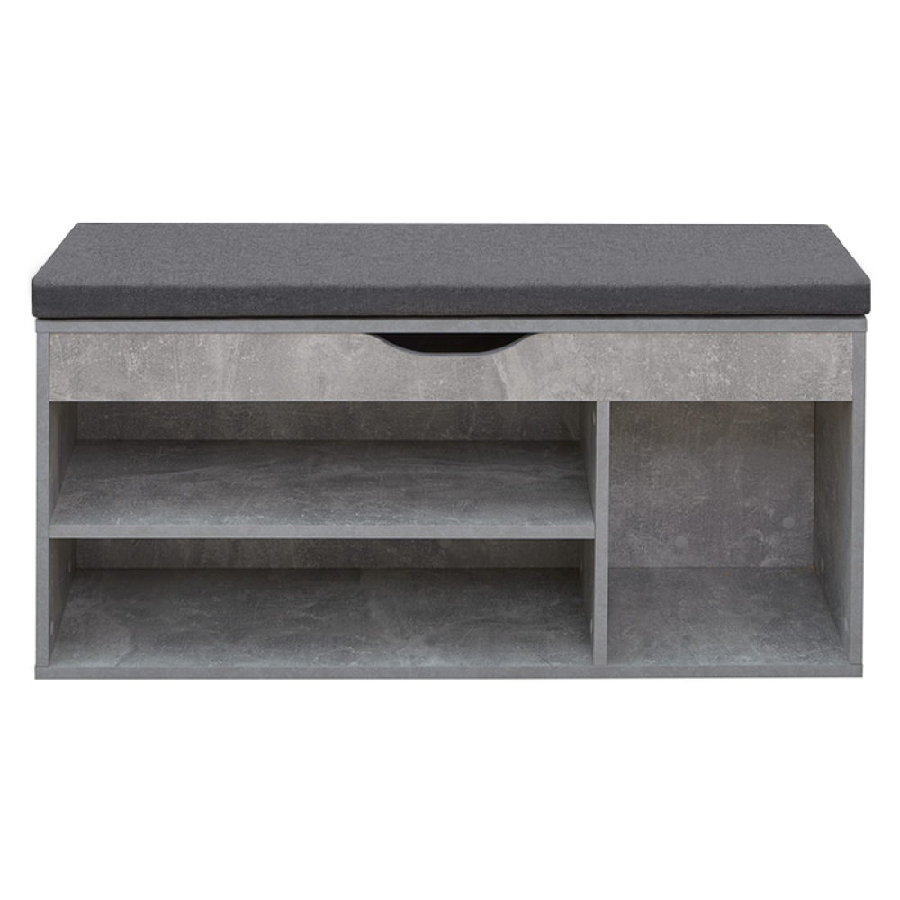 Botník s lavicí, beton, FUDDY NEW
