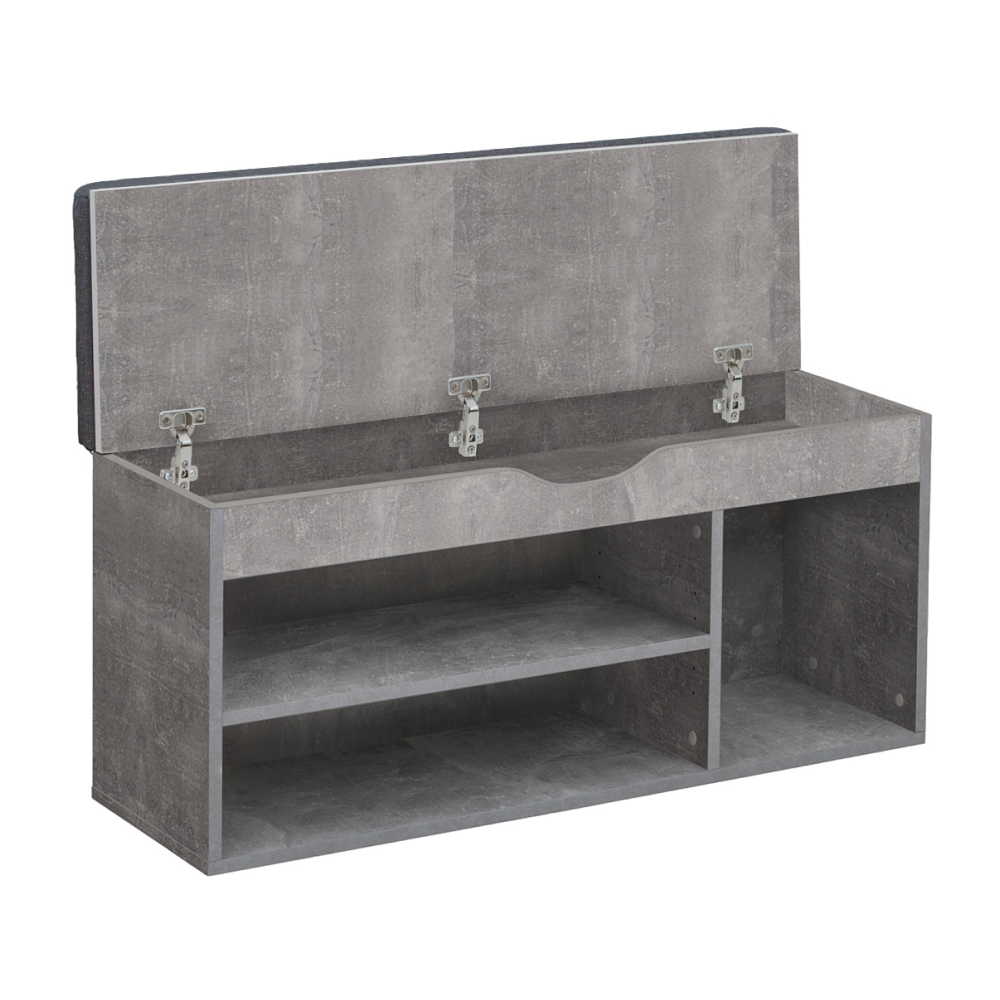 Botník s lavicí, beton, FUDDY NEW