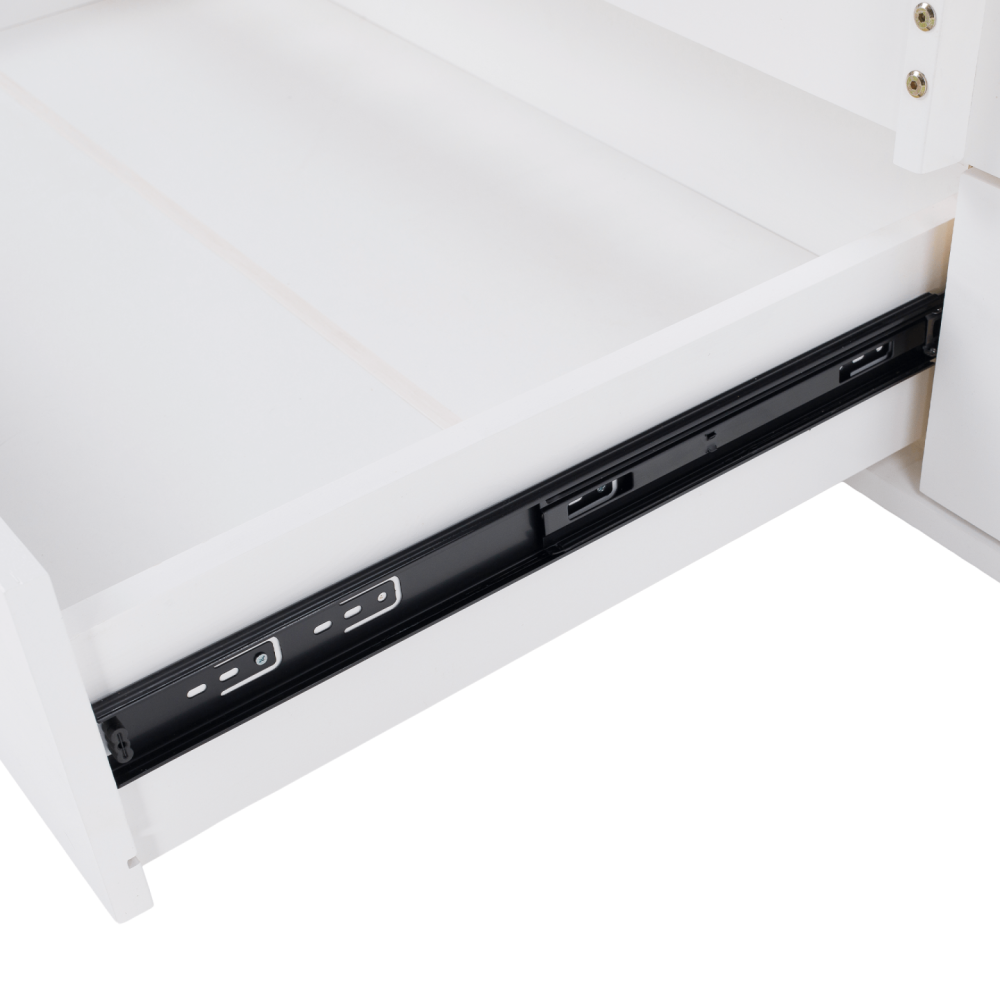 Montessori postel, 90x200, bílá, masiv, BIANKA