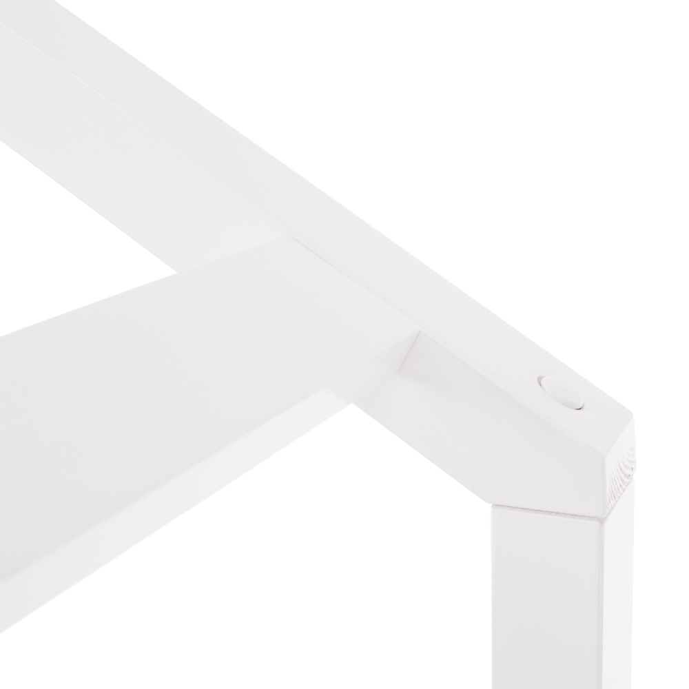 Montessori postel, 90x200, bílá, masiv, BIANKA